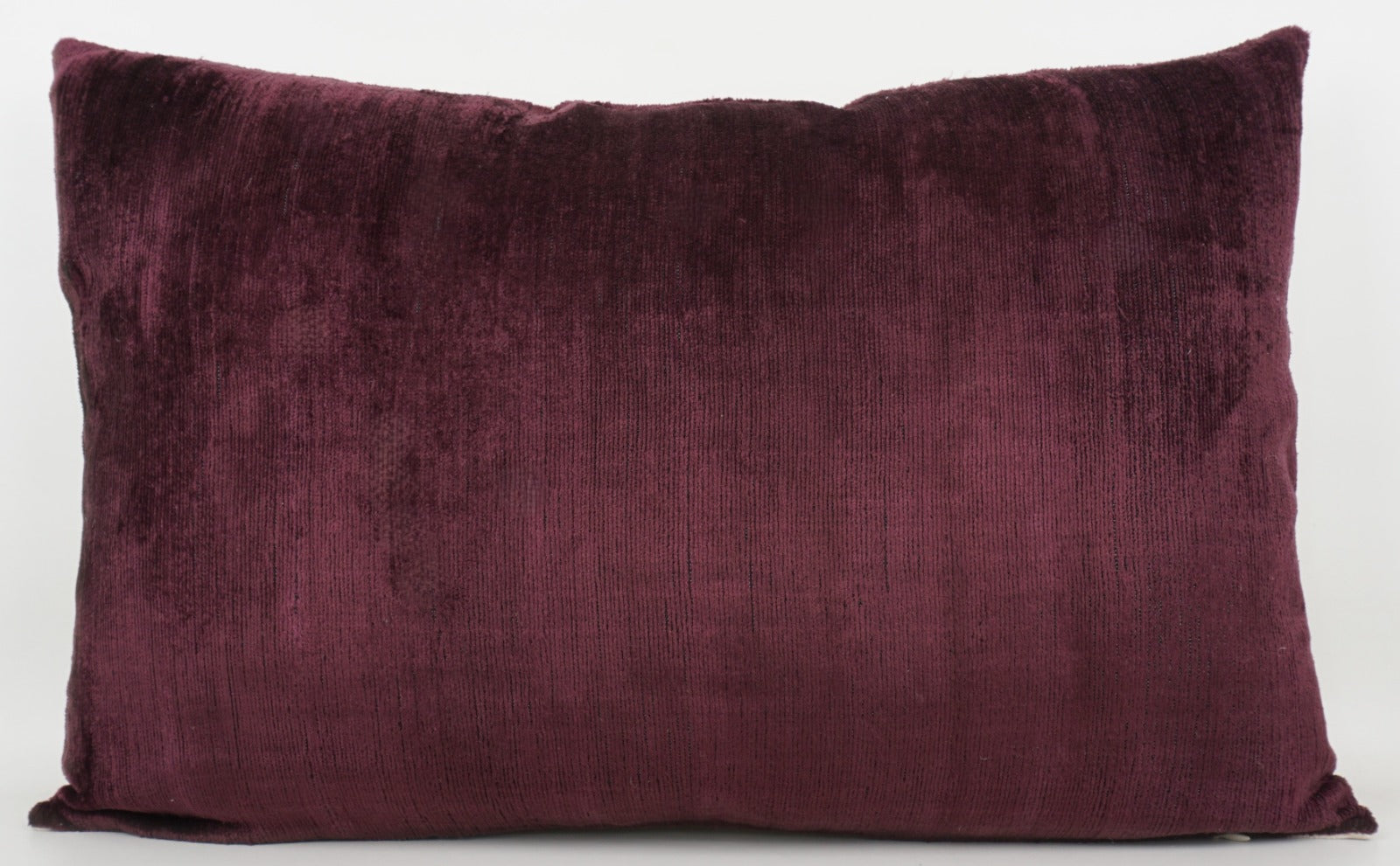 Seidenkissen 40x60cm mit Uni-Design in Bordeaux
