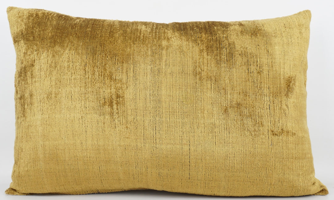 Seidenkissen 40x60cm mit Uni-Design in Gold