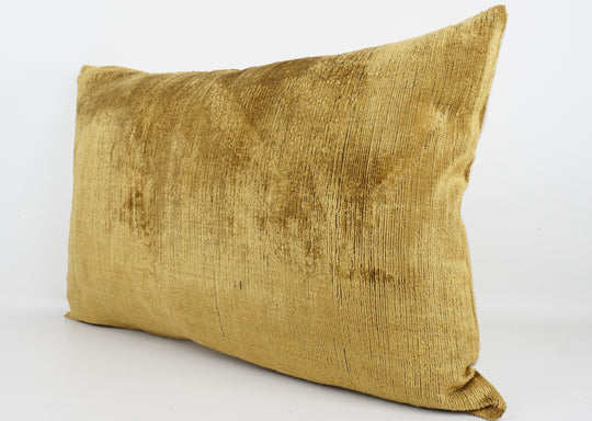 Seidenkissen 40x60cm mit Uni-Design in Gold