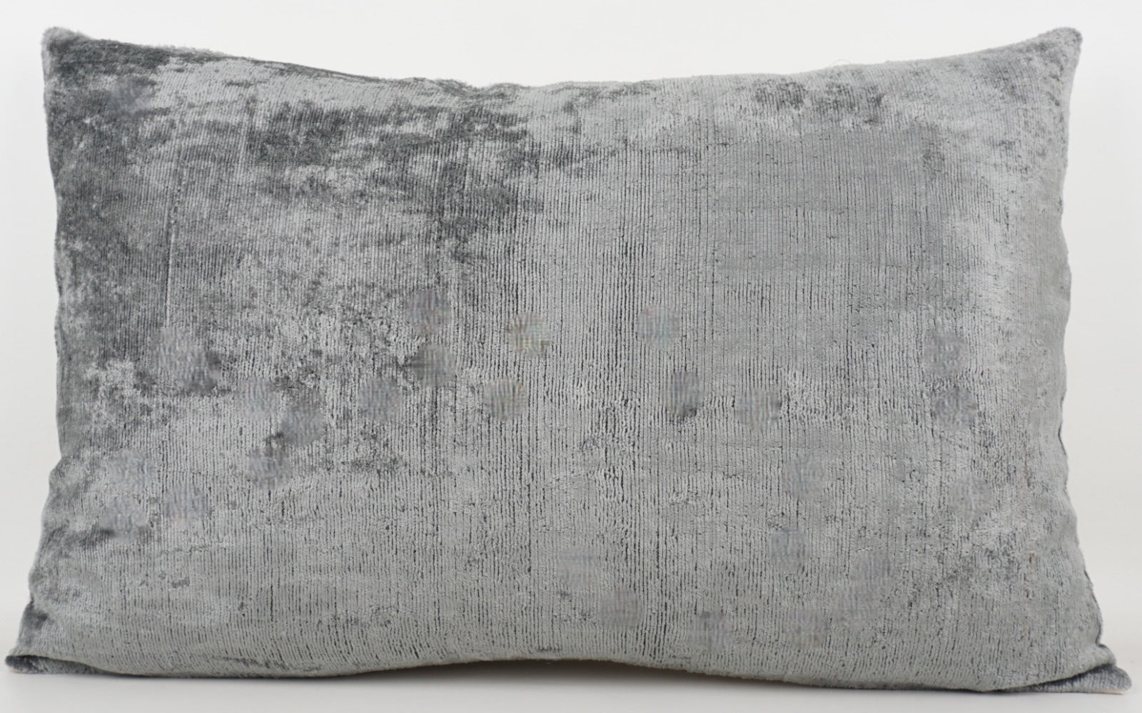 Seidenkissen 40x60cm mit Uni-Design in Grau-