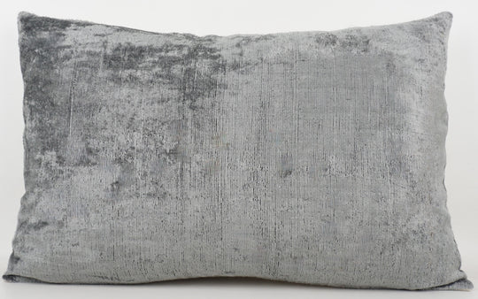 Seidenkissen 40x60cm mit Uni-Design in Grau-