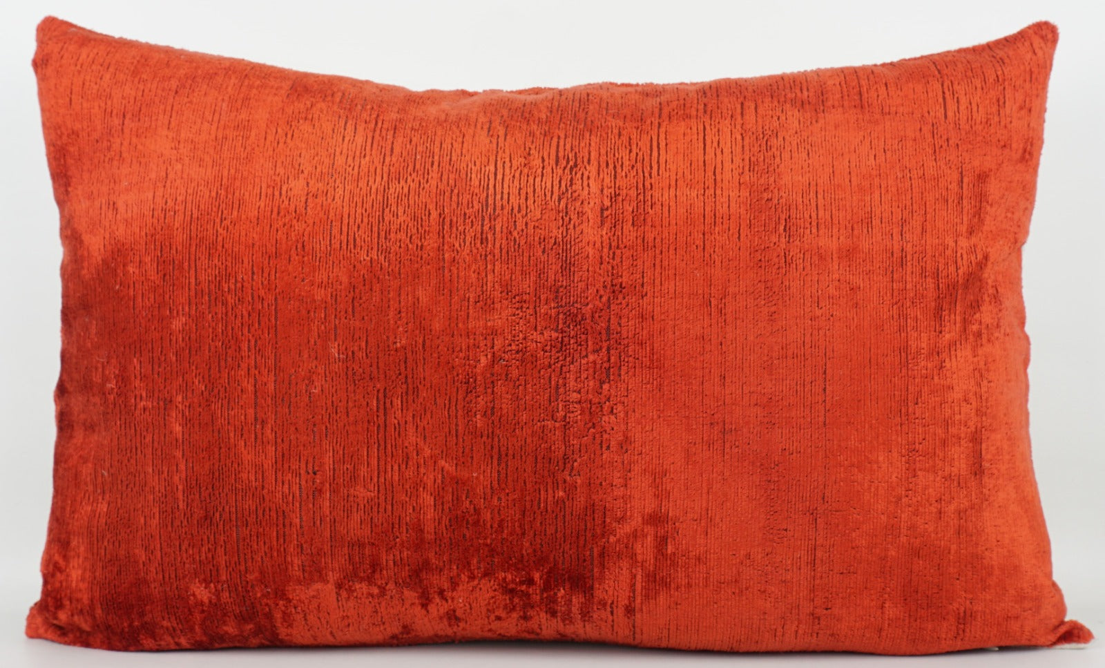 Seidenkissen 40x60cm mit Uni-Design in Orange